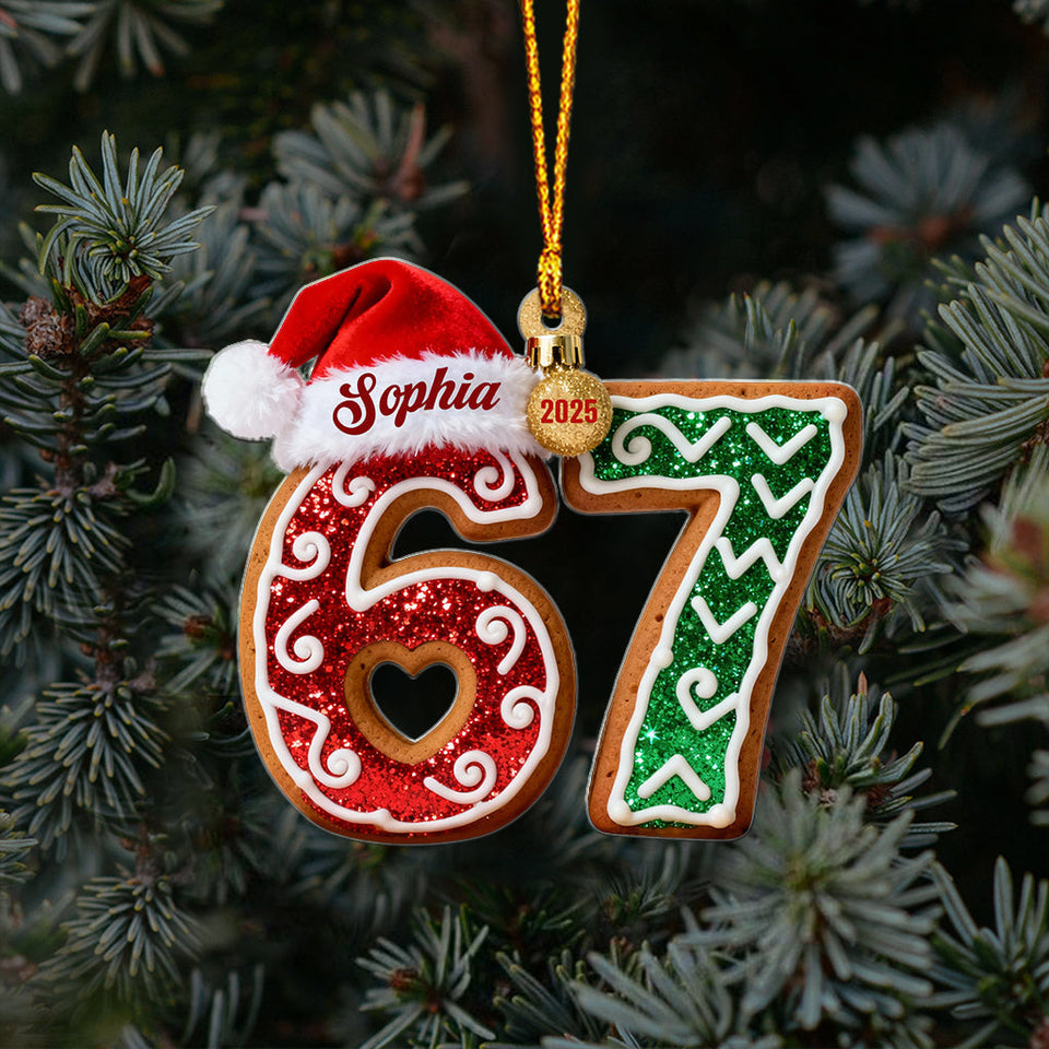 Six Seven - Personalized Christmas Ornament