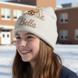 Baby Protected By Pet - Personalized Newborn Beanie Hat