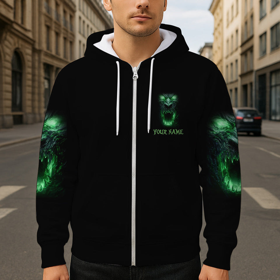 Glowing Skull - Personalized Skull All Over Shirt