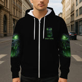 Glowing Skull - Personalized Skull All Over Shirt