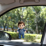 Perfect Father's Day Gift - Personalized Father Plush Keychain