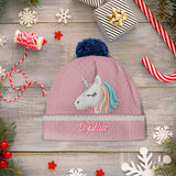 Beautiful Unicorn - Personalized Kid Beanie Hat