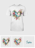 Grandma's Mom's Flowers - Personalized Grandma T-shirt And Hoodie