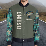 Cool Fishing - Personalized Fishing Varsity Jacket