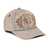 Custom Any Photo - Personalized Birth Month Flower Classic Cap