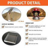 Firefighter Dad - Personalized Firefighter Custom Shaped Acrylic Plaque