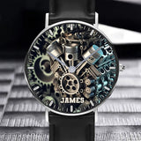 Feel The Power Of Speed - Personalized Biker Hand Watch