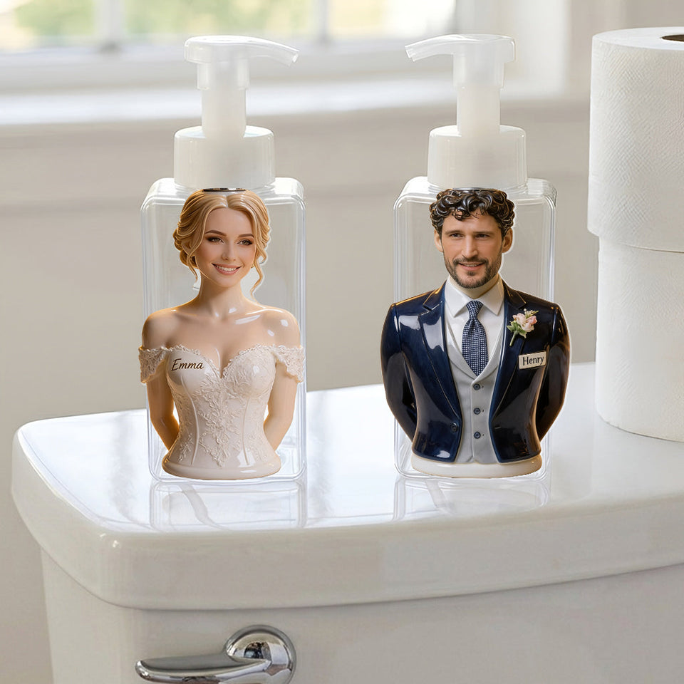 Happily Ever After - Personalized wedding anniversary Pump Dispenser