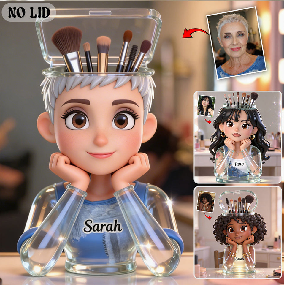Makeup Artist - Personalized Makeup Acrylic Pot