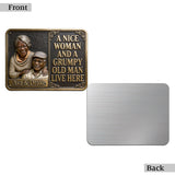 Custom From Any Photo - Personalized Couple Cut Metal Sign