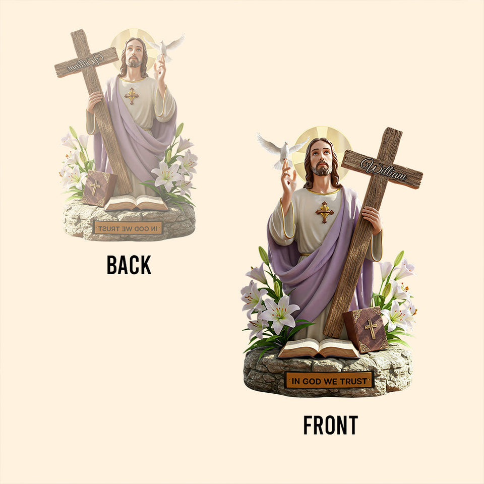 In God We Trust - Personalized Christian Custom Shaped Acrylic Plaque