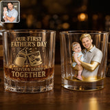 First Father's Day - Personalized Father Whiskey Glass