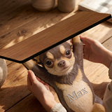 Pet Lifted Home Accent - Personalized Dog Wooden Floating Shelf