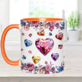 A Mother Holds Her Children's Hands - Personalized Mother Accent Mug