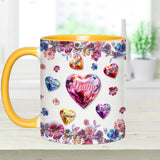 A Mother Holds Her Children's Hands - Personalized Mother Accent Mug