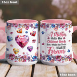 A Mother Holds Her Children's Hands - Personalized Mother Accent Mug