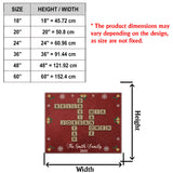 Crossword Puzzle Scrabble - Personalized Family Non-Slip Tufted Rug
