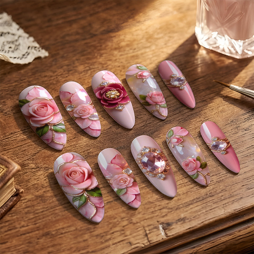 Custom Any Flower Type - Personalized Flower Lover Press On Nails