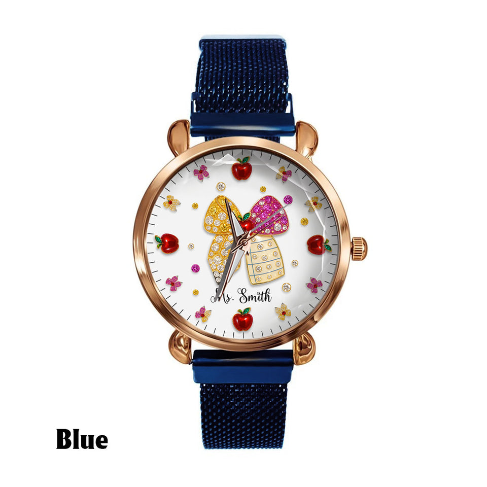 Love Being A Teacher - Personalized Teacher Women Hand Watch
