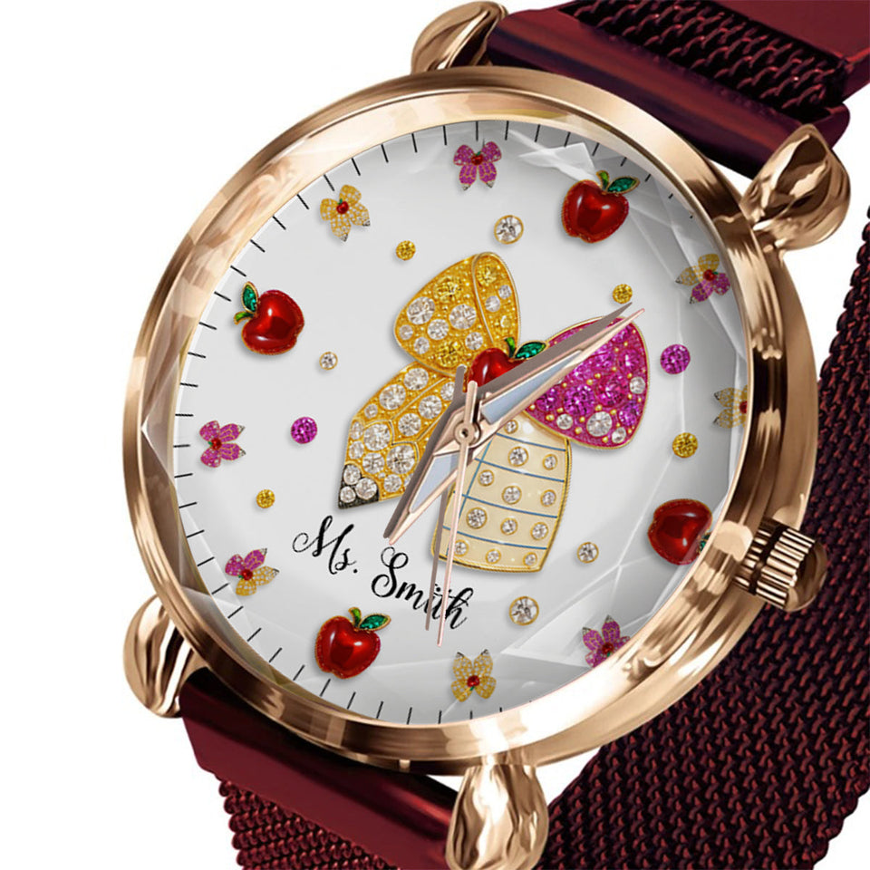 Love Being A Teacher - Personalized Teacher Women Hand Watch