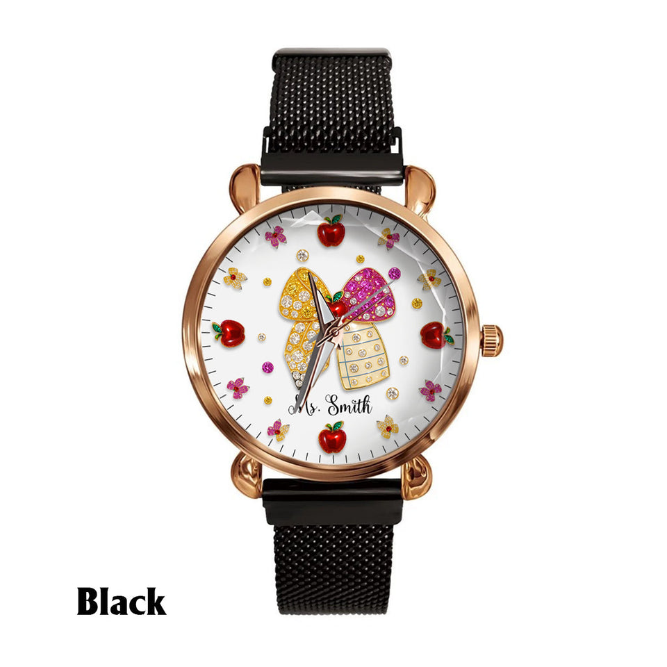 Love Being A Teacher - Personalized Teacher Women Hand Watch
