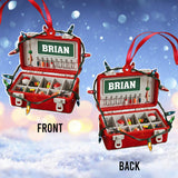 Merry Fishmas - Personalized Fishing Ornament