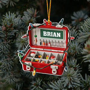 Merry Fishmas - Personalized Fishing Ornament