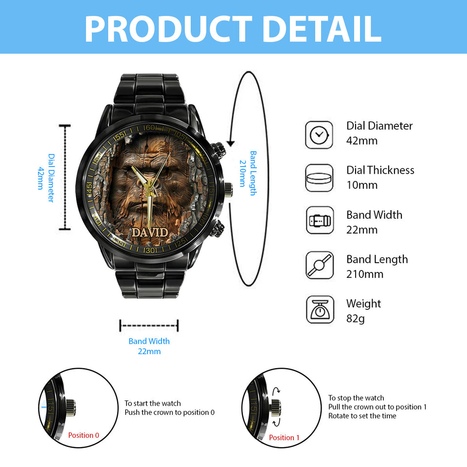 Sasquatch - Personalized Camping Hand Watch