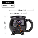 Witch Name Initial Letter - Personalized Witch Cauldron Mug