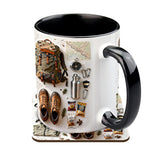 Love Hiking - Personalized Hiking Accent Mug & Coaster