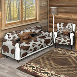 Cute Highland Cow - Personalized Highland Cow Quilted Sofa/Couch Cover