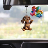 Custom Pet Name Ballon - Personalized Dog Transparent Car Ornament