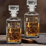 Guitarist - Personalized Guitar Whiskey Decanter Set