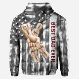 Best Dad Ever - Personalized Father All Over Shirt