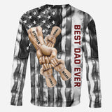 Best Dad Ever - Personalized Father All Over Shirt