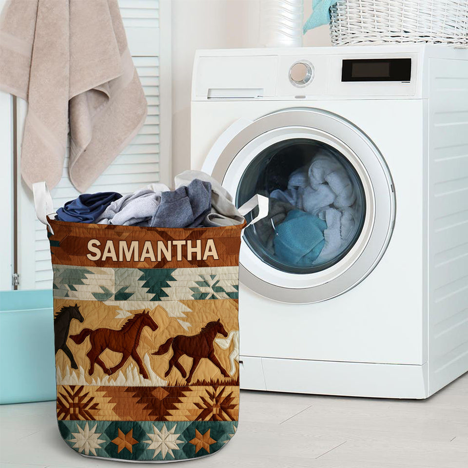 The Spirit Of The Wild - Personalized American Indian Storage Basket