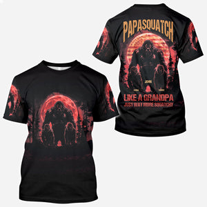 Papasquatch - Personalized Father All Over Shirt