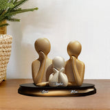 Family Forever - Personalized Family Custom Shaped Acrylic Plaque