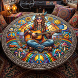 Dreamy Girl - Personalized Hippie Table Custom Shape