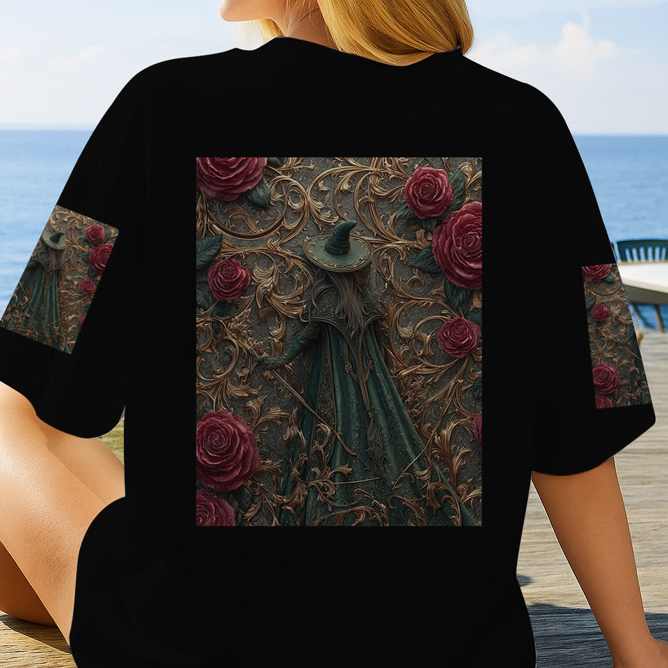Purple Witch - Personalized Witch All Over Shirt