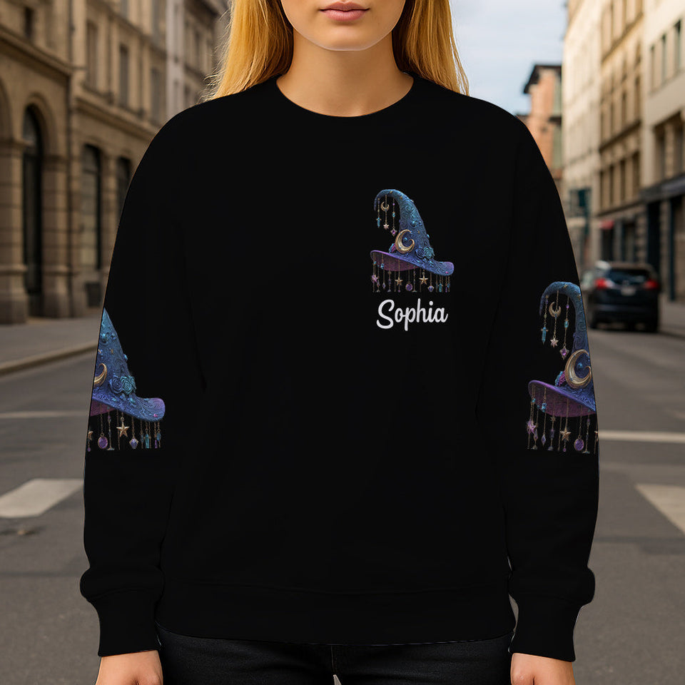 Purple Witch - Personalized Witch All Over Shirt