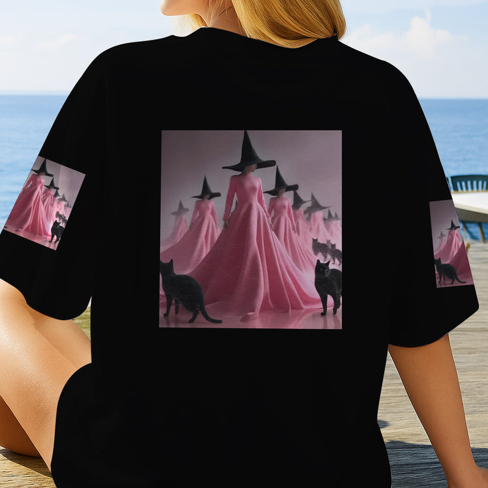 Purple Witch - Personalized Witch All Over Shirt