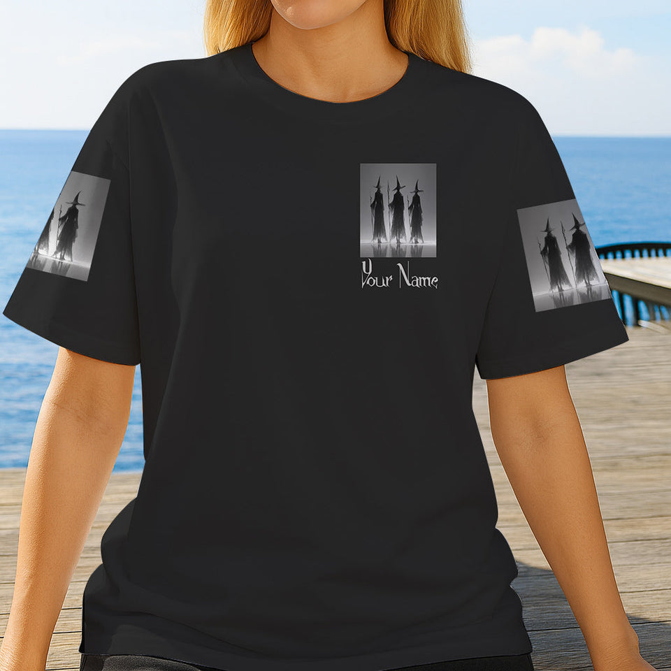 Purple Witch - Personalized Witch All Over Shirt