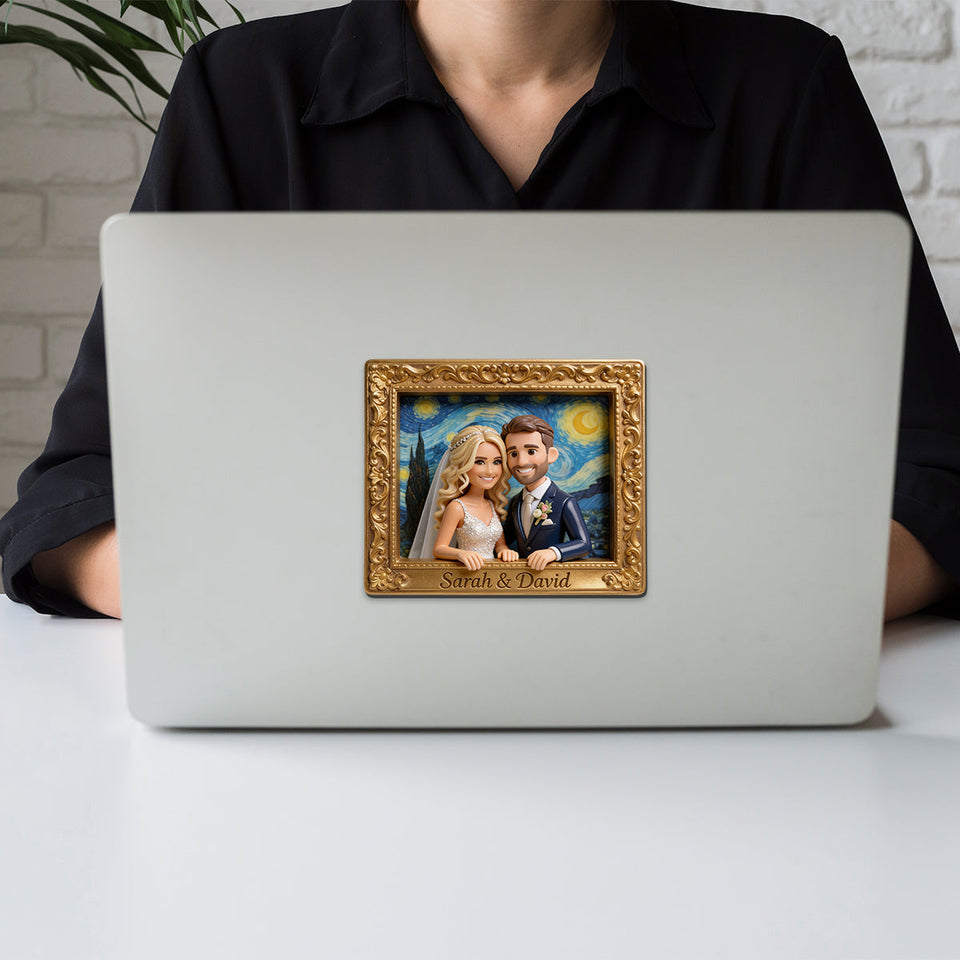 Custom Any Photo - Personalized Couple Magnet