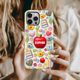 Best Teacher Ever - Personalized Teacher Full Print Phone Case & Phone Grip