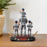 Baseball Dad - Personalized Baseball Custom Shaped Acrylic Plaque
