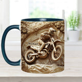 Cool Dirt Bike, Motocross - Personalized Dirt Bike Accent Mug