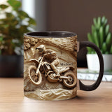 Cool Dirt Bike, Motocross - Personalized Dirt Bike Accent Mug