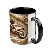 Cool Dirt Bike, Motocross - Personalized Dirt Bike Accent Mug