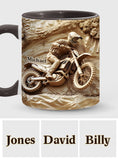 Cool Dirt Bike, Motocross - Personalized Dirt Bike Accent Mug